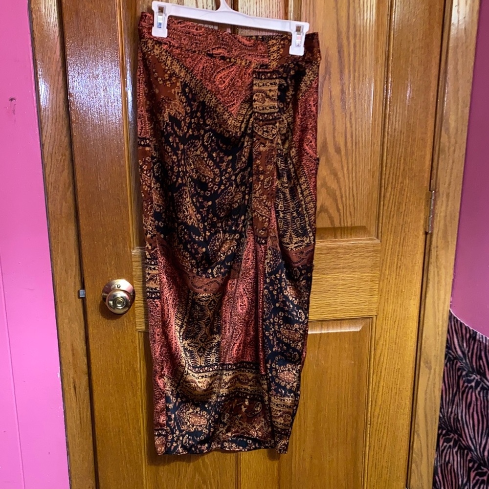 Zara Skirt in Brown and Black